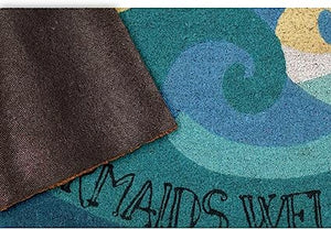 Natura Door Mat - Novelty Designs, Durable Natural Coir & Vinyl Back, 1'6" x 2'6"