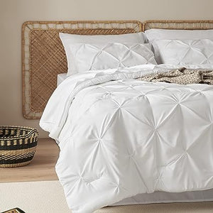 Queen Comforter Set - 7 Pieces, Bed in a Bag with Flat Sheet and Fitted Sheet, Pillowcases & Shams