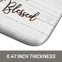 Non Skid Washable Anti Fatigue Mat Waterproof Cushioned Kitchen Matt for Standing 17.3"x29", Farmhouse