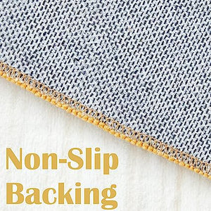 Moroccan Indoor Non Slip Grey Foldable Thin, Geometric Accent Rug