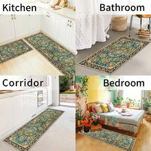 Set of 2 Non-Slip Bohemian Kitchen Runner Rug 63*19.7/31.5*19.7