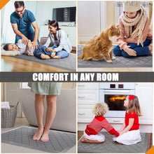 Anti Fatigue Cushioned, Heavy Duty, Non-Skid, Ergonomic Comfort Foam Kitchen Mat 2 PCS,