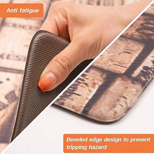 Anti Fatigue Kitchen Mats Non Skid Waterproof Kitchen Rugs, (17"x30"+17"x47")