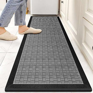 Anti Fatigue Non Skid Washable- Kitchen Mats for Floor,Kitchen Sink Rug Beige 20"x47"