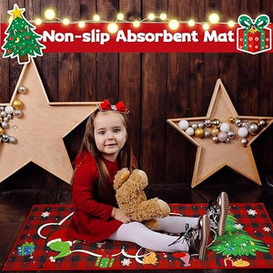 Non Slip Entrance Christmas Front Door Mat (20 * 31in)