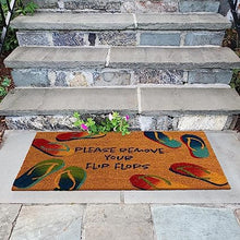 Natura Door Mat - Novelty Designs, Durable Natural Coir & Vinyl Back, 1'6" x 2'6"