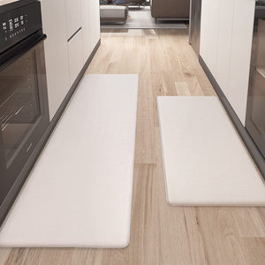 Long Kitchen Mat PU Leather Floor Mats Waterproof Oil Proof Non