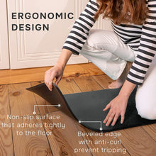 Anti Fatigue Kitchen Mats for Floor 2 Piece Set, Memory Foam Cushioned Rugs, Comfort Standing Desk for Office, Home, Laundry Room, Waterproof & Ergonomic, 17.3x30.3 and 17.3x59