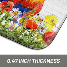 Non Skid Washable Anti Fatigue Mat Waterproof Cushioned Kitchen Matt for Standing 17.3"x29", Farmhouse