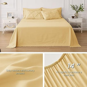 Queen Comforter Set - 7 Pieces, Bed in a Bag with Flat Sheet and Fitted Sheet, Pillowcases & Shams