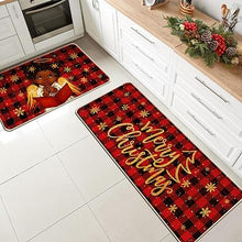 Religious Xmas Black Girl Angel African American Kitchen Mats Decor, 17x29 and 17x47 Inch