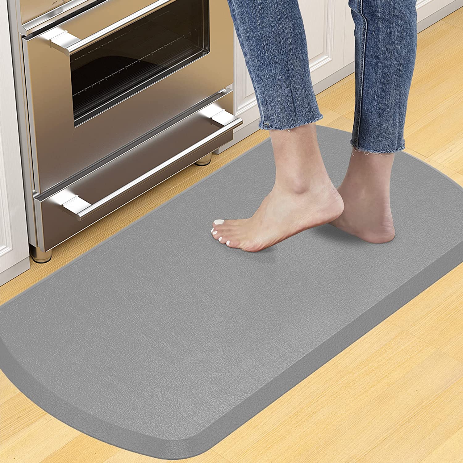 Kitchen Mat [2 PCS] Cushioned Anti-Fatigue Floor Mat, Waterproof Kitch –  TreeLen
