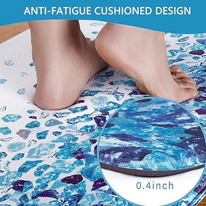 Sets of 2 Anti-Fatigue Foam Cushioned Non Slip Waterproof Kitchen Mats