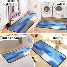 Set of 2 Non-Slip Backing Washable Doormat - 17x47.2 and 17x30 inches.