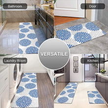 Anti Fatigue Set of 2 Waterproof Non Slip Kitchen Mats 17"x48"+17"x28"