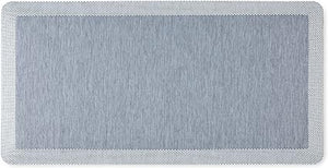 Mira Modern Heathered Anti-Fatigue Air-Infused Kitchen Mat, Beige, 19.6"x39"