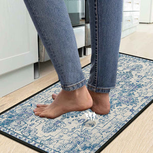 Set of 2 Non-Slip Backing Washable Doormat - 17x47.2 and 17x30 inches.