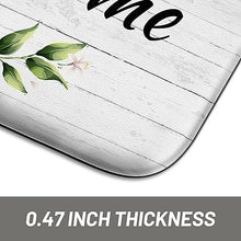 Non Skid Washable Anti Fatigue Mat Waterproof Cushioned Kitchen Matt for Standing 17.3"x29", Farmhouse