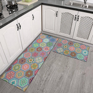 Strawberry Cat Kitchen Mats Set 2 Piece