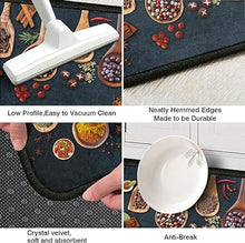 Sets of 2 Large Door Rugs Non Slip Decor Bohemian Mat Retro Fuzzy handwash Pads 47x17 in