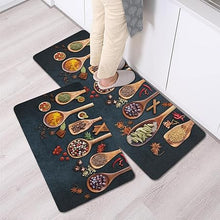 Sets of 2 Large Door Rugs Non Slip Decor Bohemian Mat Retro Fuzzy handwash Pads 47x17 in