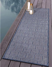 Palmaria Modern Geometric Textured Flat Weave Easy Cleaning Outdoor Rugs