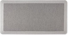 Mira Modern Heathered Anti-Fatigue Air-Infused Kitchen Mat, Beige, 19.6"x39"