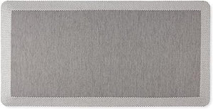 Mira Modern Heathered Anti-Fatigue Air-Infused Kitchen Mat, Beige, 19.6"x39"