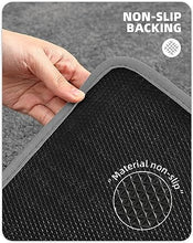 20"x32" Super Absorbent Resist Dirt Entryway Rug, Non-Slip TPR Backing Front Door Mat Indoor Entrance, Machine Washable Low-Profile Inside Door Mats for Entry, Grey