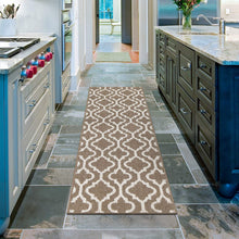 Washable Modern Kitchen Mat, Non Slip Entryway Rug, Entrance, Hallway, Bedroom, Kitchen and Laundry Room