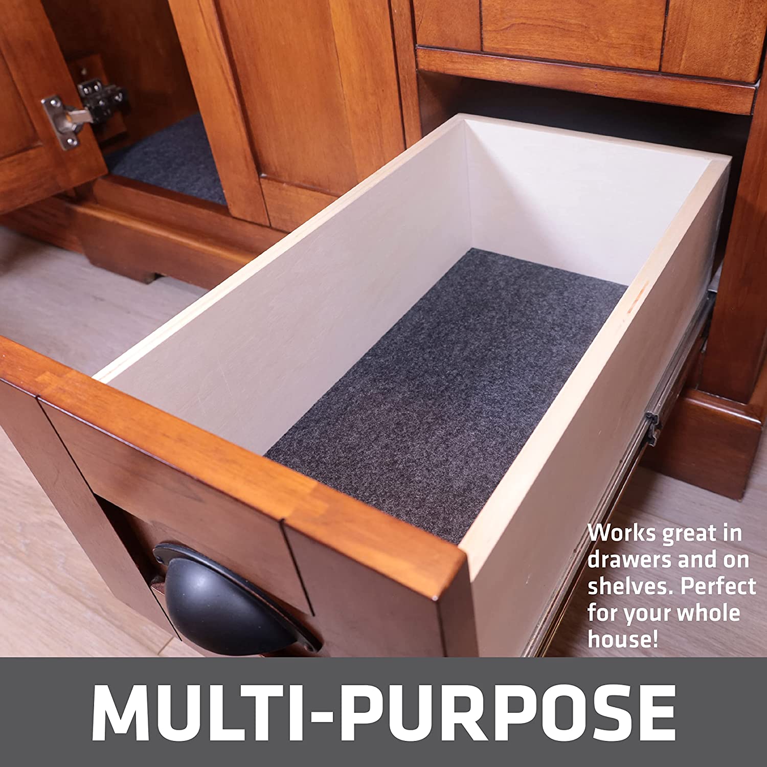 Under Sink, Waterproof Cabinet Protection, Absorbent Shelf Liners, Sli –  Modern Rugs and Decor