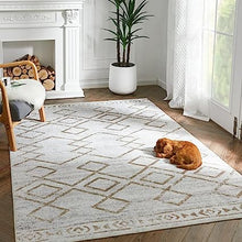 Indoor Mat Geometric Print Floor Cover Thin Carpet Soft Rug