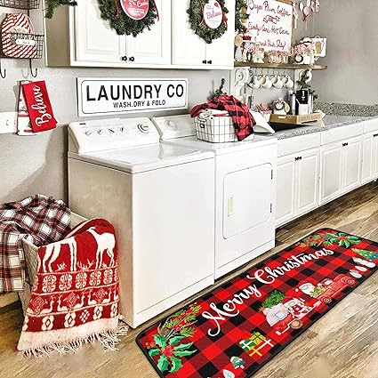 Christmas Door Mat Outdoor Welcome Doormat Merry Christmas Front Mat N –  Modern Rugs and Decor