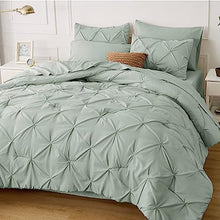 Queen Comforter Set - 7 Pieces, Bed in a Bag with Flat Sheet and Fitted Sheet, Pillowcases & Shams