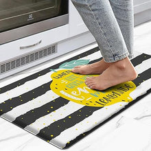 Non Skid Washable Anti Fatigue Mat Waterproof Cushioned Kitchen Matt for Standing 17.3"x29", Farmhouse