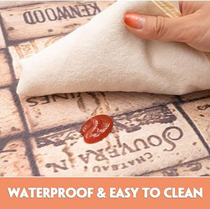 Anti Fatigue Kitchen Mats Non Skid Waterproof Kitchen Rugs, (17"x30"+17"x47")