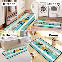 Set of 2 Non-Slip Backing Washable Doormat - 17x47.2 and 17x30 inches.