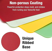 Non Slip Hangable & BPA Free Large Chopping & Flexible Folding Cutting Boards for Kitchen - Set of 4