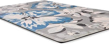 Modern Floral Anti Fatigue Standing Mat 18" x 47" Cream