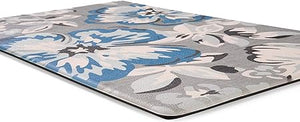 Modern Floral Anti Fatigue Standing Mat 18" x 47" Cream