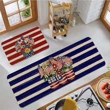 Funny Cactus Kitchen Rugs and Mats Set of 2, Non-Slip Washable Kitchen Sink Mats Holiday Kitchen Decor Doormat+Runner Rug