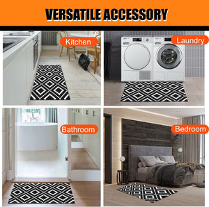 Anti Fatigue Non-Slip, Thick Cushioned, Waterproof Kitchen Rugs