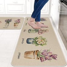 Funny Cactus Kitchen Rugs and Mats Set of 2, Non-Slip Washable Kitchen Sink  Mats Holiday Kitchen Decor Doormat+Runner Rug in 2023