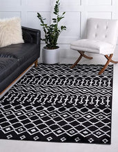 Geometric Kasbah Trellis Collection Rug – 2' X 10' Runner Beige Low Pile Rug