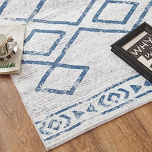 Indoor Mat Geometric Print Floor Cover Thin Carpet Soft Rug