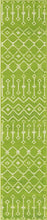 Geometric Kasbah Trellis Collection Rug – 2' X 10' Runner Beige Low Pile Rug