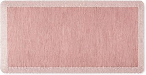 Mira Modern Heathered Anti-Fatigue Air-Infused Kitchen Mat, Beige, 19.6"x39"