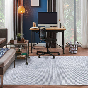 Contemporary Distressed Stripe Stain Resistant Flat Weave Eco Friendly Premium Recycled Machine Washable Area Rug 3'3"x5' Rust