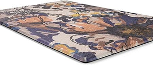 Modern Bright Flowers Anti Fatigue Standing Mat 18" x 30" Cream