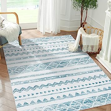 Boho Moroccan Floor Cover Bathroom Rug